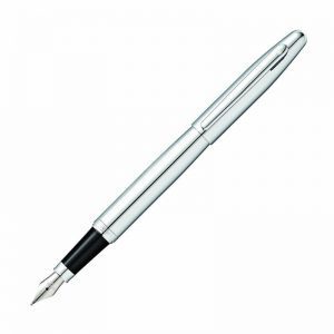 9421 Sheaffer VFM Polished Chrome  Tone Trim Fountain Pen