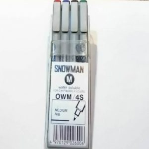OWM/4S Snowman OHP  Marker Washable