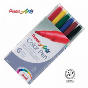 S 360 6 Pentel Arts Color Pen
