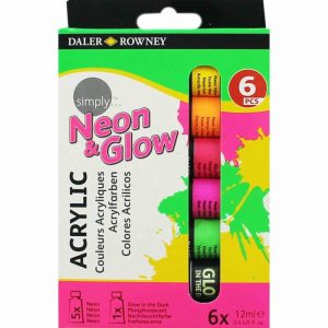 126500306 Daler Rowney Simply Acrylic Neon And Glow