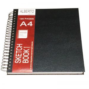 AB400S Alberto Sketch Book Spiral A4