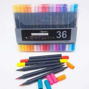 W 7610 M&G Double Tip Water Color Marker(36 colors)