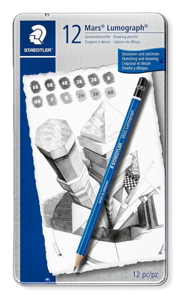 Staedtler Mars Lumograph Writing, Drawing, Sketching Pencil (Staedtler Degree Pencils)