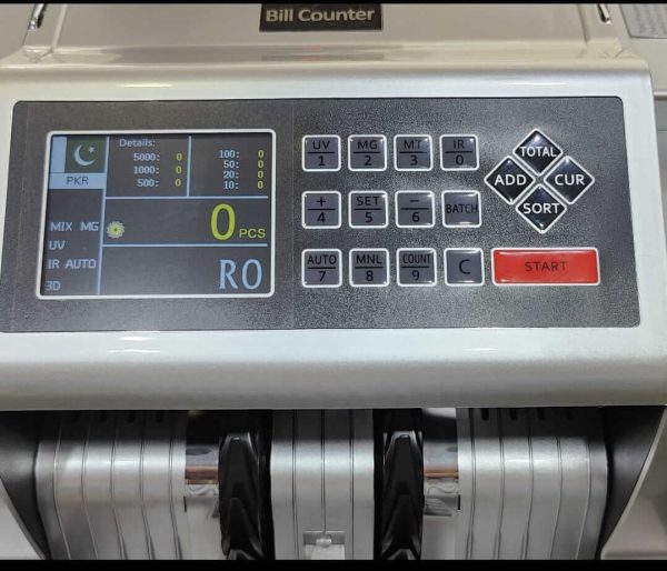 AL-5300 Automatic Bill Counting Machine with Large TFT Display - Image 2