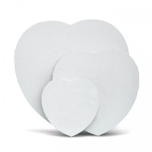 Premium Heart shape Canvases