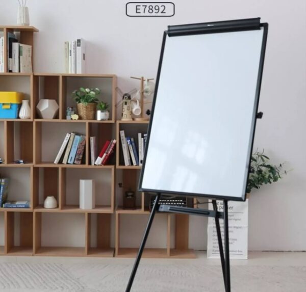 7892 White Board With Paper Holder (Flip Chart Board )