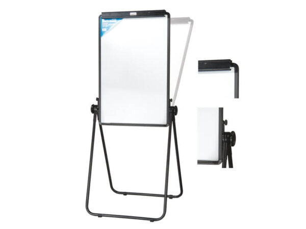 7891 White Board With Paper Holder  (Flip Chart Board ) - Image 2