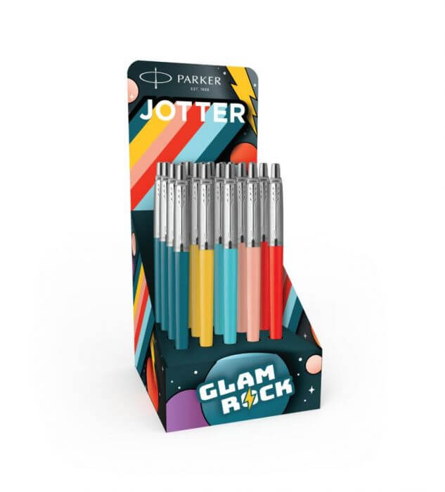 Parker Jotter Ball point Pen (Glam Rack, Pasel Shades) - Image 2