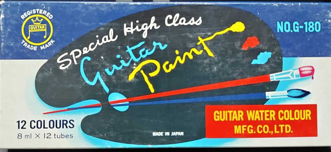 Guitar Water Color Tube Set of 12 (G/180)