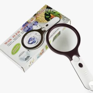 70138/A Large-Sized Lens Handheld Magnifier with LED / Magnifying Glass