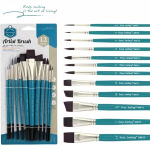 Keep Smiling Mix Brush Set 12 pieces A/6613