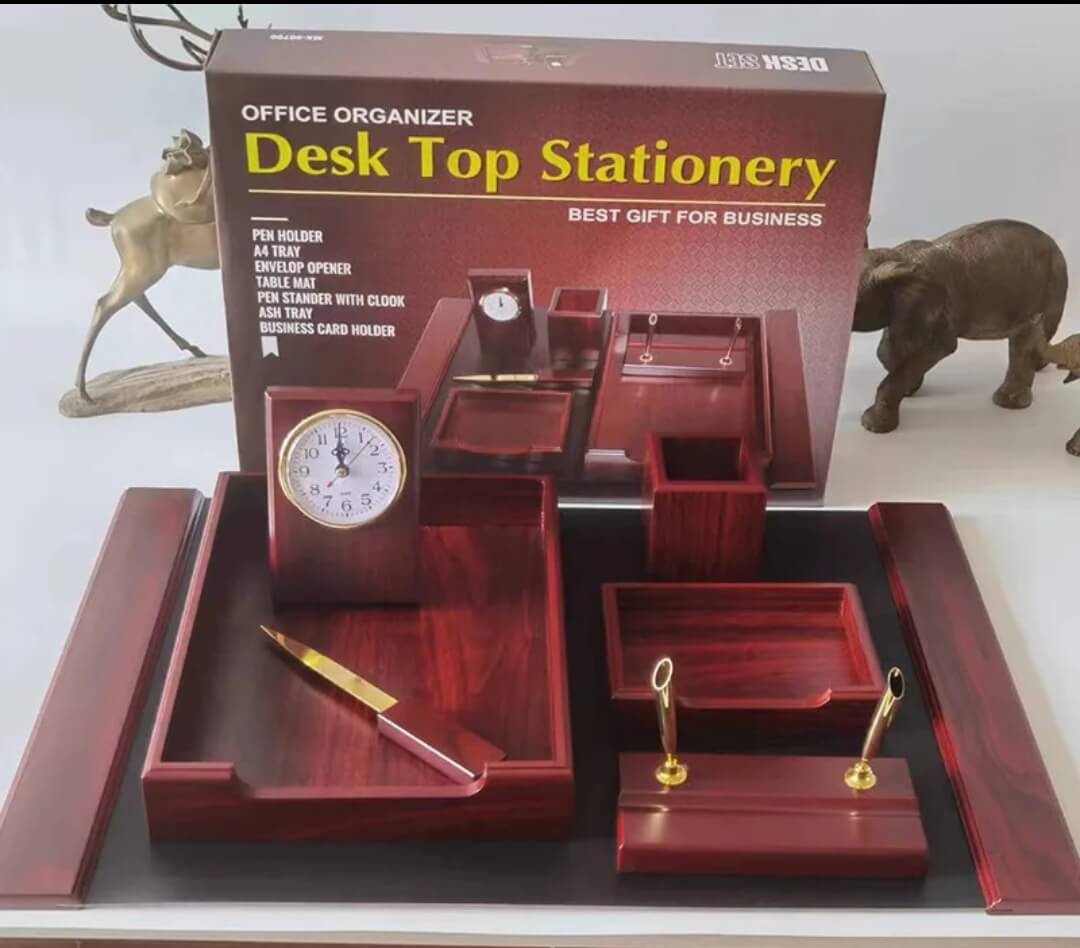 Executive Table Set / Premium Stationery Holders / Stationery Organizer - Image 3