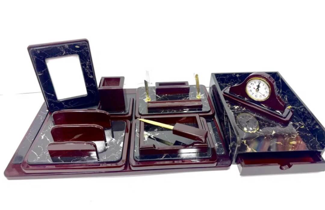 Executive Table Set / Premium Stationery Holders / Stationery Organizer - Image 2